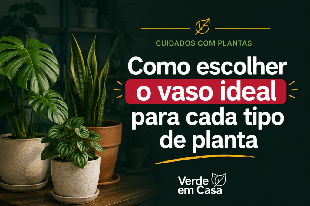 Como escolher o vaso ideal para cada tipo de planta
